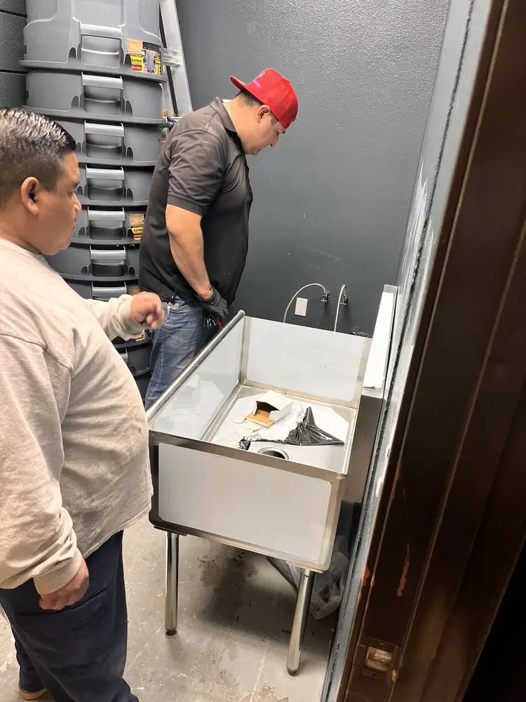 Commercial plumbing and sink installation in Dillon